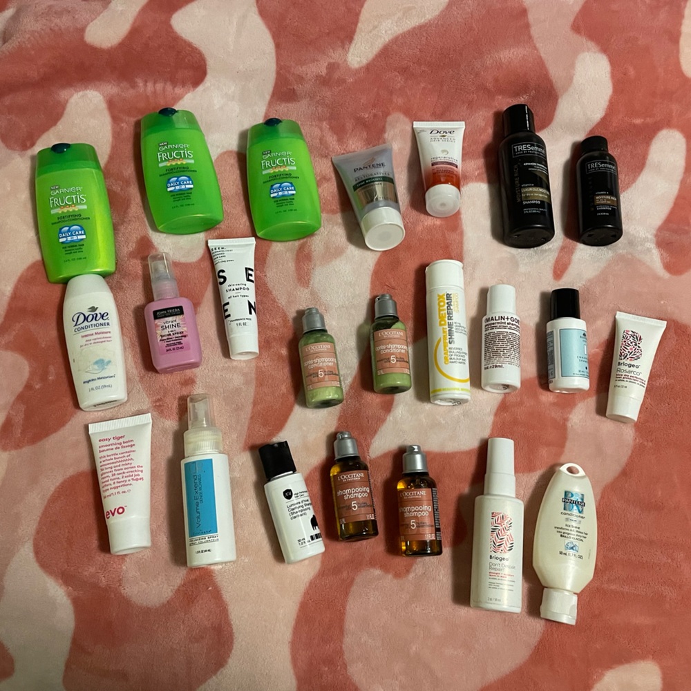 Huge Travel Size Hair Product Bundle